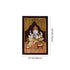 Mysore Inlay Rosewood Painting – Lord Ganesha Seated on a Royal Singhasan