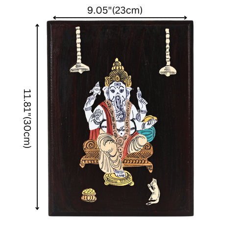 Natriel 3D Lord Ganesha Wall Decor