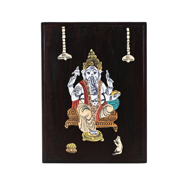 Natriel 3D Lord Ganesha Wall Decor