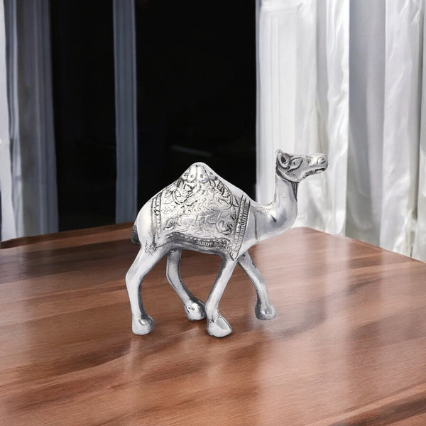 Natriel Aluminium Camel Figurine for Home Decor