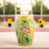 Natriel Blue Pottery Decorative Handi Vase—Yellow
