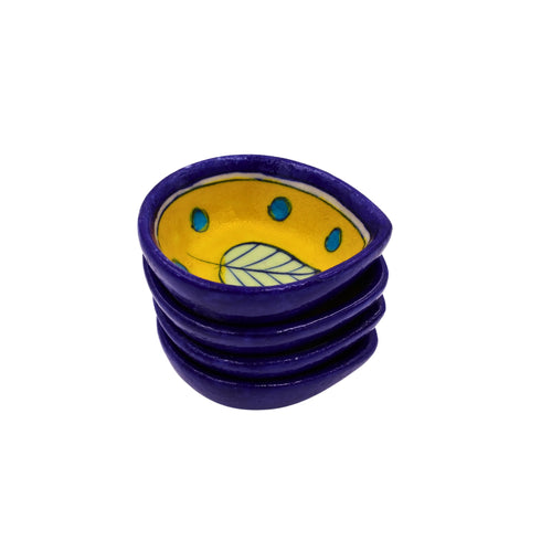 Natriel Blue Pottery Diyas-Set