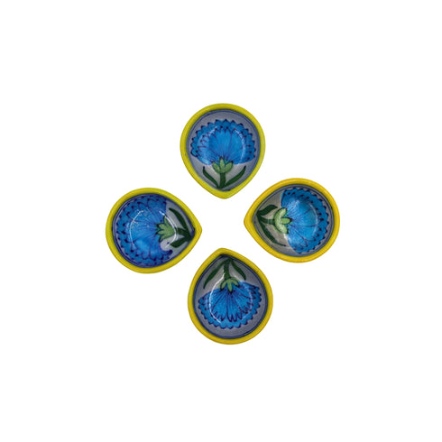 Natriel Blue Pottery Diyas-Set