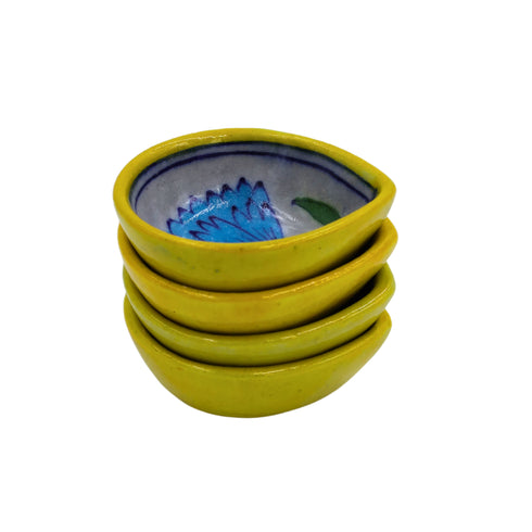 Natriel Blue Pottery Diyas-Set