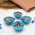 Natriel Blue Pottery Diyas-Set