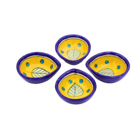 Natriel Blue Pottery Diyas-Set