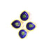 Natriel Blue Pottery Diyas - Set of 4 - Blue