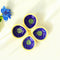 Natriel Blue Pottery Diyas - Set of 4 - Blue