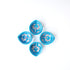 Natriel Blue Pottery Diyas - Set of 4—Turquoise
