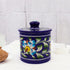 Natriel Blue Pottery Jar with Lid