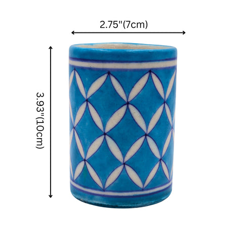 Natriel Blue Pottery Pen Holder