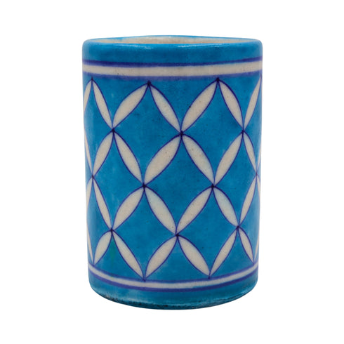 Natriel Blue Pottery Pen Holder