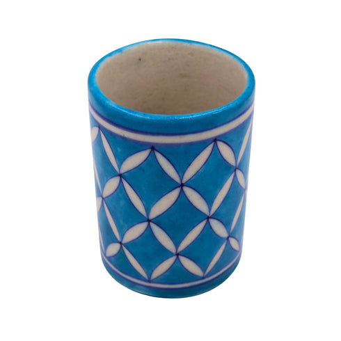 Natriel Blue Pottery Pen Holder