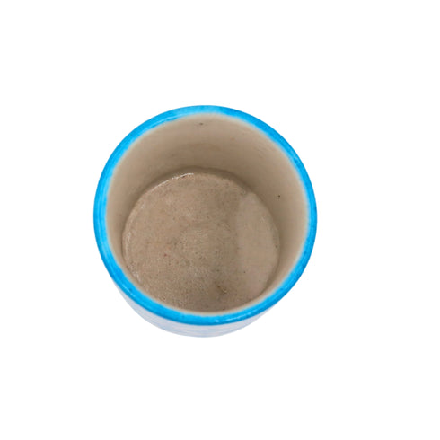 Natriel Blue Pottery Pen Holder