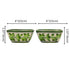 Natriel Blue Pottery Square Bowls