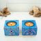 Natriel Blue Pottery T-Light Holders