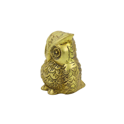Natriel Brass Owl Statue