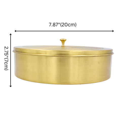Natriel Brass Spice Box