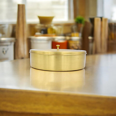 Natriel Brass Spice Box