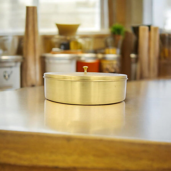 Natriel Brass Spice Box