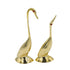 Natriel Brass Swan Pair