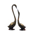 Natriel Brass Swan Pair