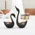 Natriel Brass Swan Pair