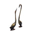 Natriel Brass Swan Pair
