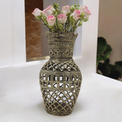 Natriel Brass flower vase