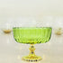 Green Decorative Glass Fruit Bowl – Elegant Centerpiece for Dining and Home Decor