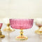 Pink Decorative Glass Fruit Bowl – Elegant Centerpiece for Dining and Home Decor