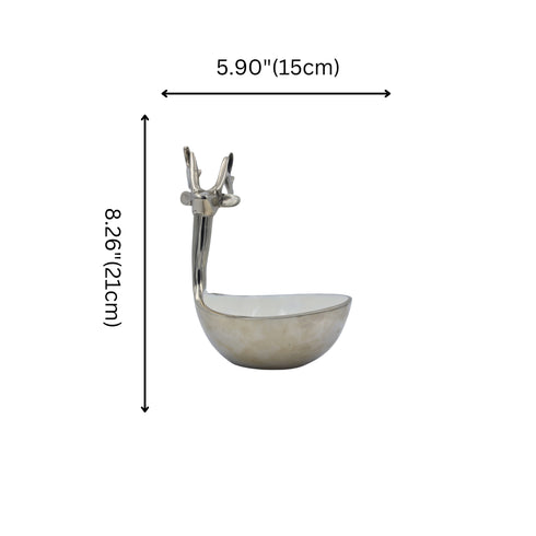 Natriel Deer Decorative Bowl