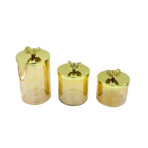 Glass Containers with Lid