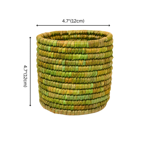 Natriel Handcrafted Sabai Grass Small Utility Container