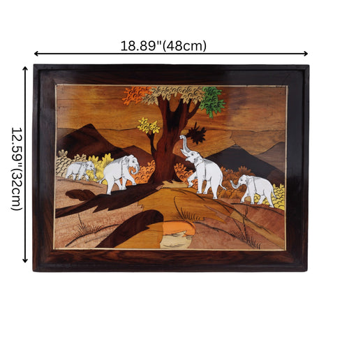 Natriel Herd of Elephants Wall Decor