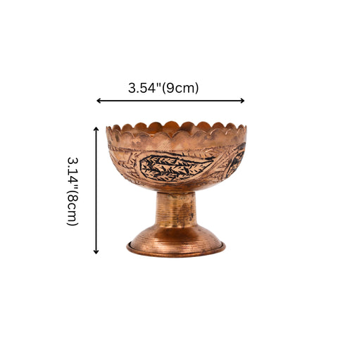 Natriel Kashmiri Copper Dessert Bowl