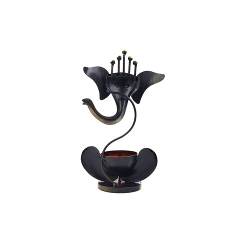 Natriel Lord Ganesha Design T-Light Holder