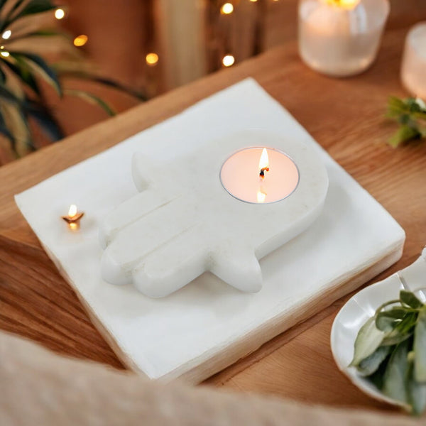 Natriel Marble T-Light Candle Holder