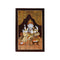 Natriel Mysore Inlay Rosewood Painting – Lord Ganesha Seated on a Royal Singhasan