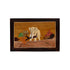 Mysore Inlay Rosewood Painting of Elephant Carrying a Tree Branch