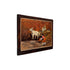 Natriel Mysore Inlay Rosewood Painting of a Lady with Cattle and Temple