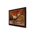 Natriel Mysore Inlay Rosewood Painting of a Lady with Cattle and Temple