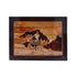 Mysore Inlay Rural Life Wall Decor
