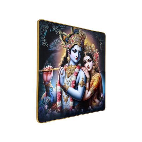 Natriel Radha-Krishna Resin Wall Painting