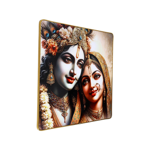Natriel Radha-Krishna Resin Wall Painting