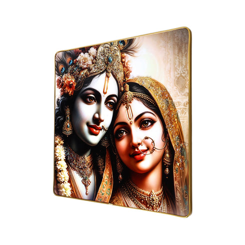 Natriel Radha-Krishna Resin Wall Painting