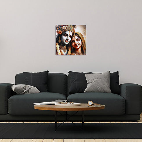 Natriel Radha-Krishna Resin Wall Painting