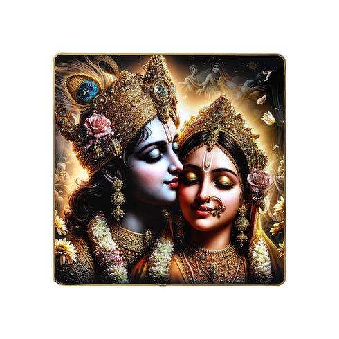 Natriel Radha-Krishna Resin Wall Painting