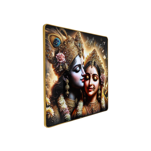 Natriel Radha-Krishna Resin Wall Painting