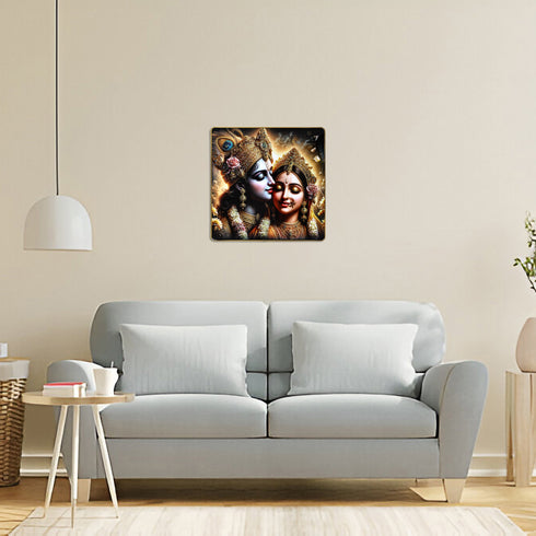 Natriel Radha-Krishna Resin Wall Painting